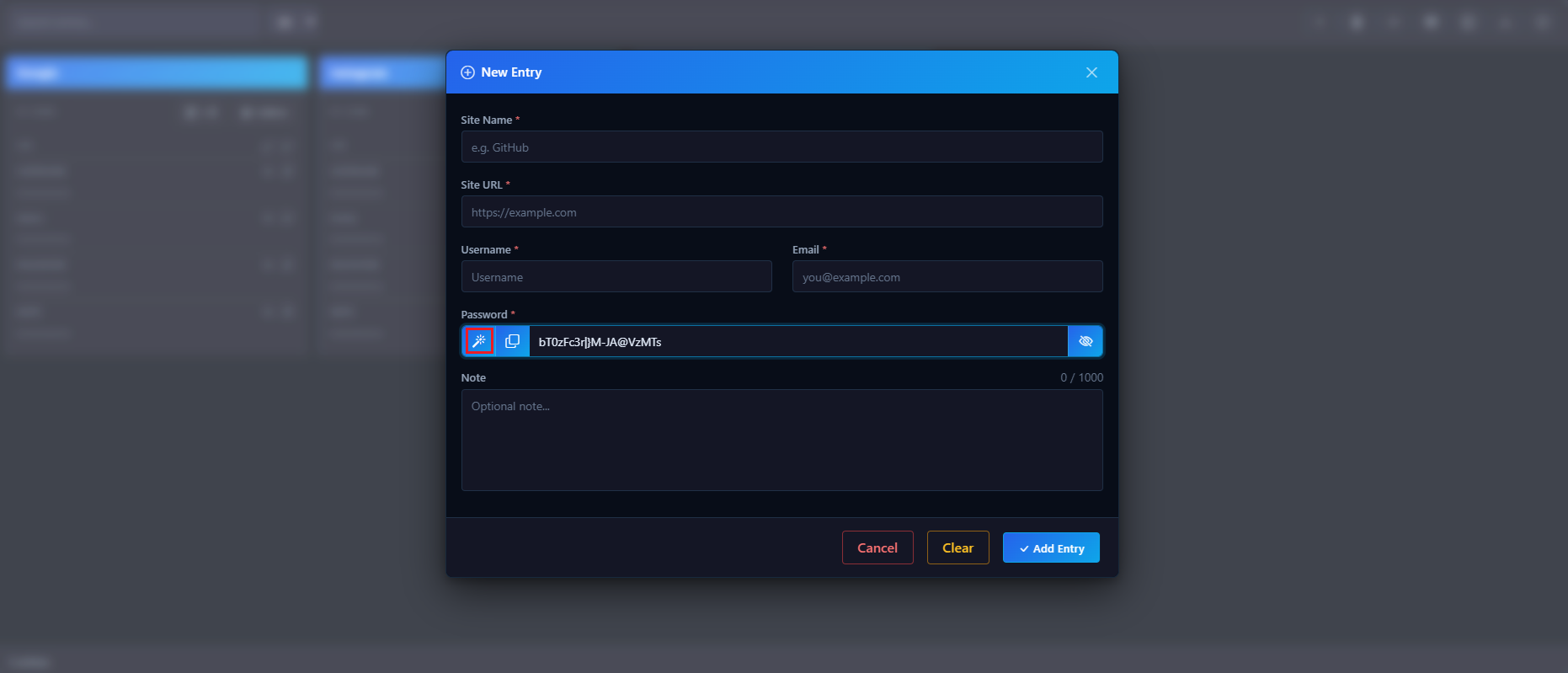 Random Password Generator